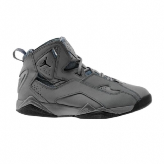 Středně Šedé Černé Pánské Boty Air Jordan True Flight