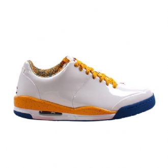 Pánské Boty Air Jordan 23 Classic Bílý Zlatý Tmavě Modrá Modrý