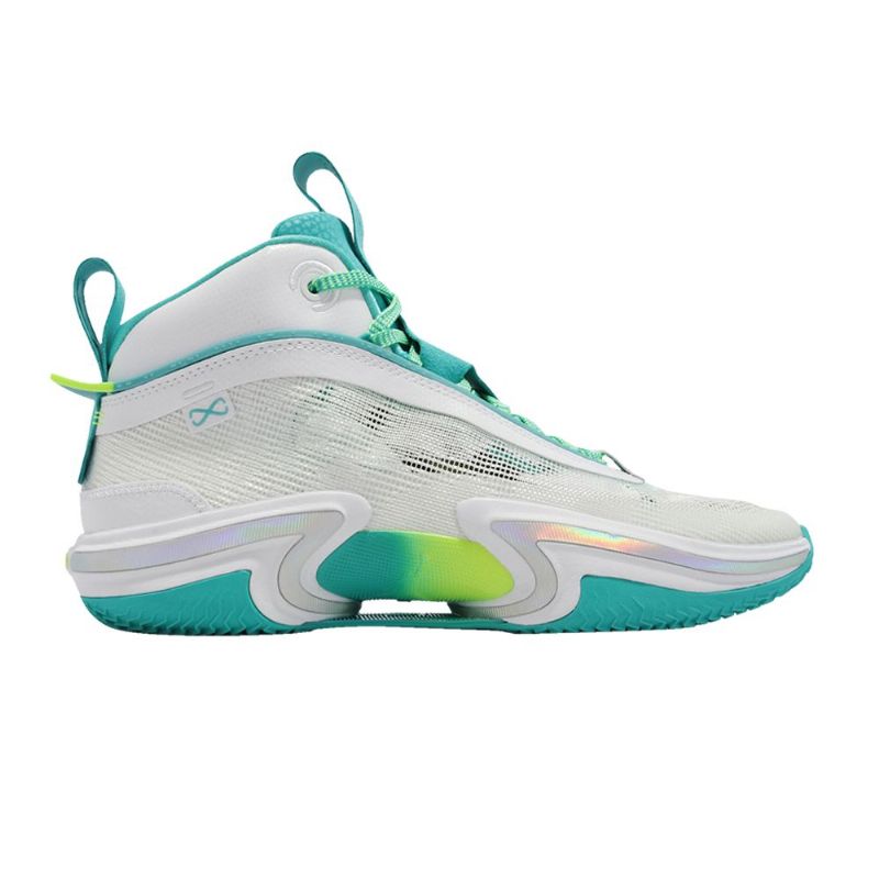 Pánské Boty Air Jordan 36 Guo Ailun Pf Bílá Modrá Zelená