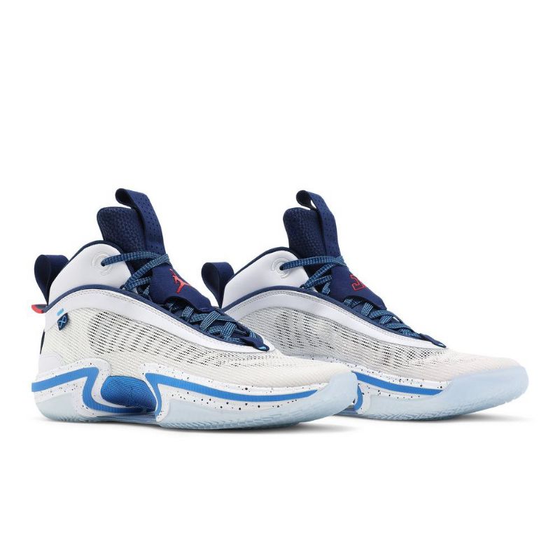 Pánské Boty Air Jordan 36 Jayson Tatum Se Bílý Modrý Červené