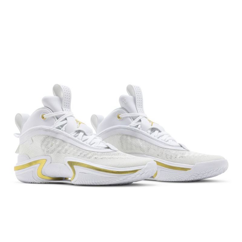 Pánské Boty Air Jordan 36 Z Bílého Zlata