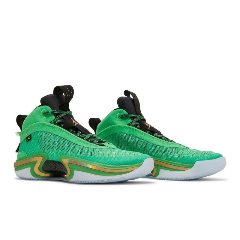Pánské Boty Air Jordan 36 Zelená Černá Zlatý