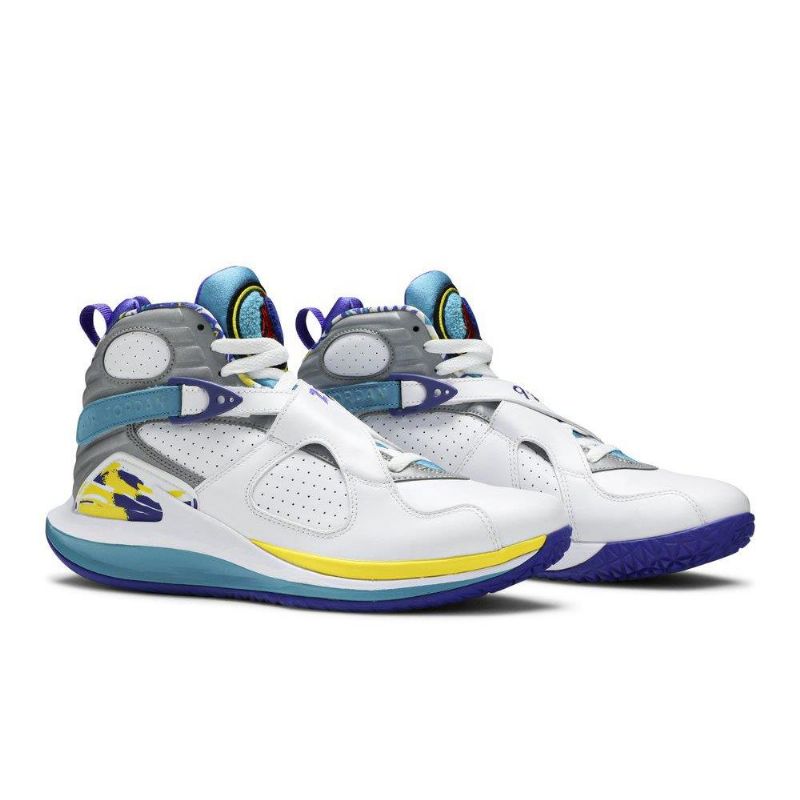 Dámské Boty Air Jordan 8 Nikecourt Air Zoom Zero Bílý Modrý Šedá