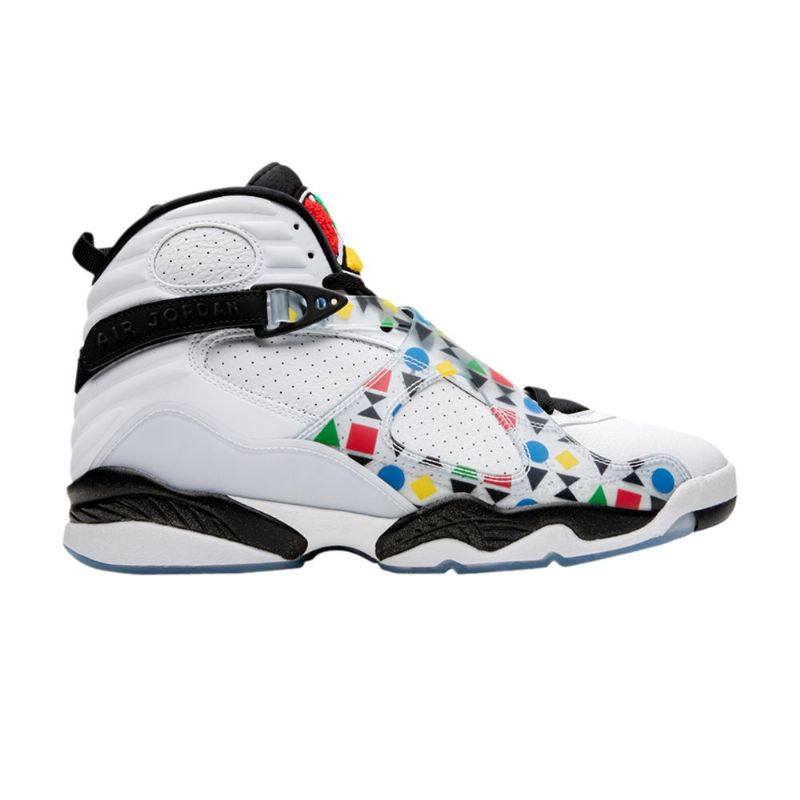 Pánské Boty Air Jordan 8 Retro Bílý Černá Vícebarevná