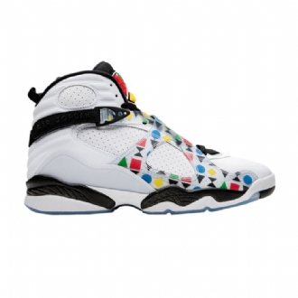Pánské Boty Air Jordan 8 Retro Bílý Černá Vícebarevná