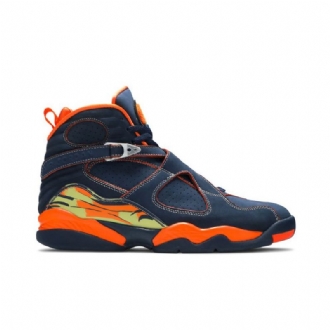 Pánské Boty Air Jordan 8 Retro Ls Tmavě Modrá Oranžový Zelená