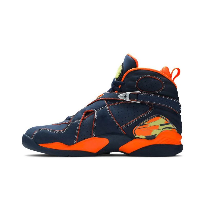 Pánské Boty Air Jordan 8 Retro Ls Tmavě Modrá Oranžový Zelená