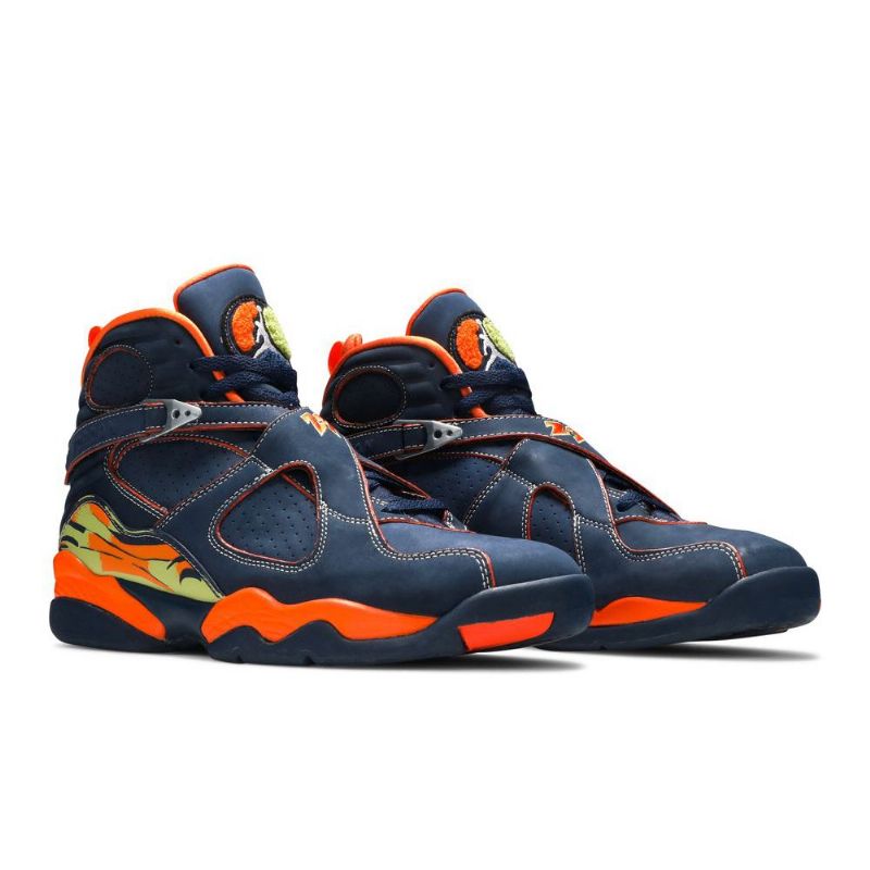 Pánské Boty Air Jordan 8 Retro Ls Tmavě Modrá Oranžový Zelená