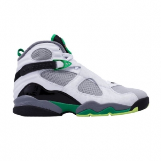 Pánské Boty Air Jordan 8 Retro Pe Bílá Šedá Černá Zelená