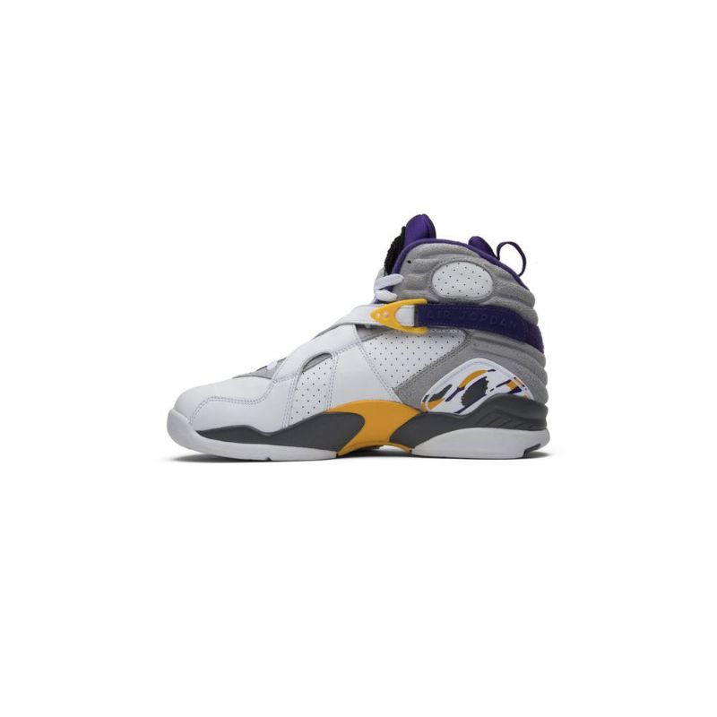 Pánské Boty Air Jordan 8 Retro Pe Bílý Šedá Nachový Žlutá
