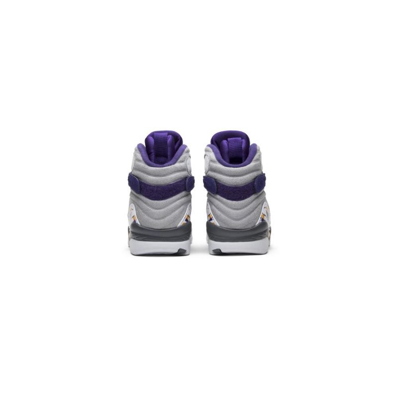 Pánské Boty Air Jordan 8 Retro Pe Bílý Šedá Nachový Žlutá