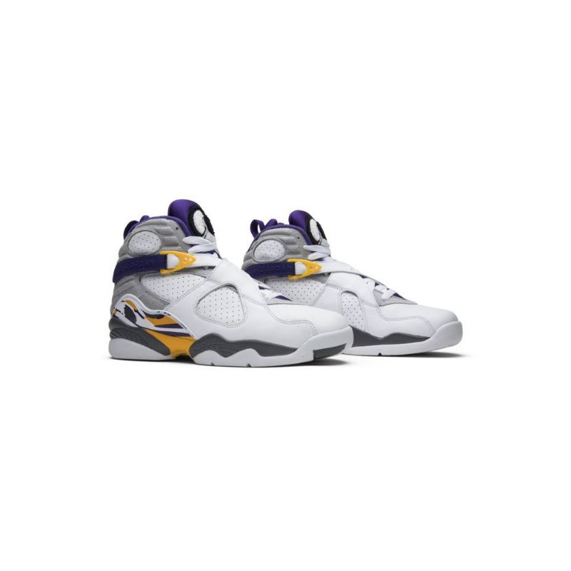 Pánské Boty Air Jordan 8 Retro Pe Bílý Šedá Nachový Žlutá