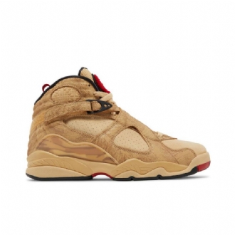 Pánské Boty Air Jordan 8 Rui Hachimura Retro Se Hnědý Červené Černá