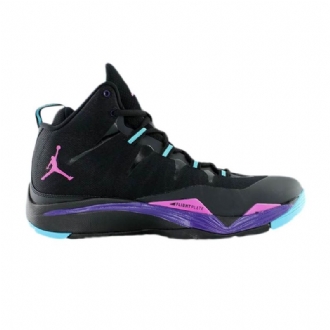 Pánské Boty Air Jordan Super.fly 2 Černá Růžová Nachový Modrý