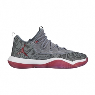 Šedočervené Pánské Boty Air Jordan Super.fly 2017