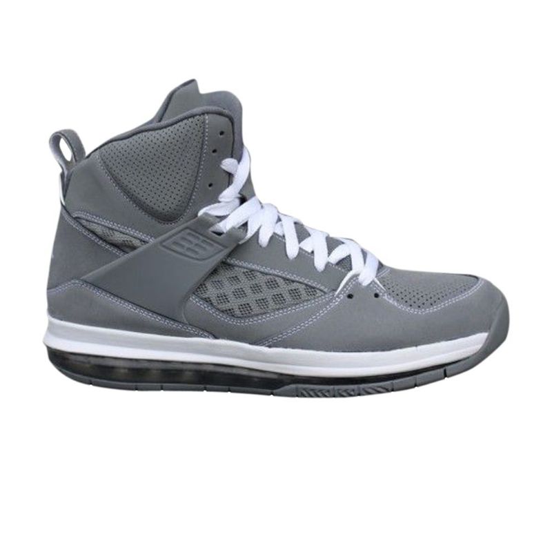 Bílé Pánské Boty Air Jordan Flight 45 High Max Šedá
