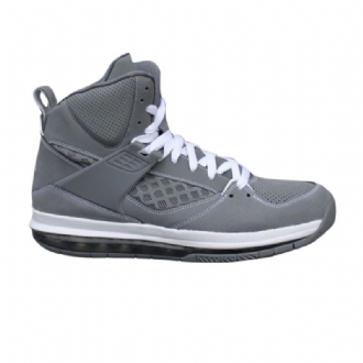 Bílé Pánské Boty Air Jordan Flight 45 High Max Šedá