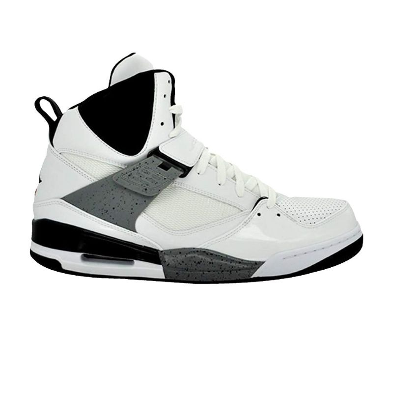 Pánské Boty Air Jordan Flight 45 High Bílý Černá Šedá