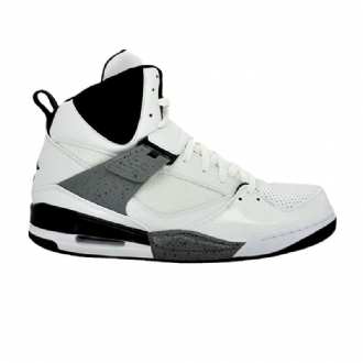 Pánské Boty Air Jordan Flight 45 High Bílý Černá Šedá