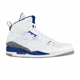 Pánské Boty Air Jordan Flight 45 High Bílý Modrý Šedá