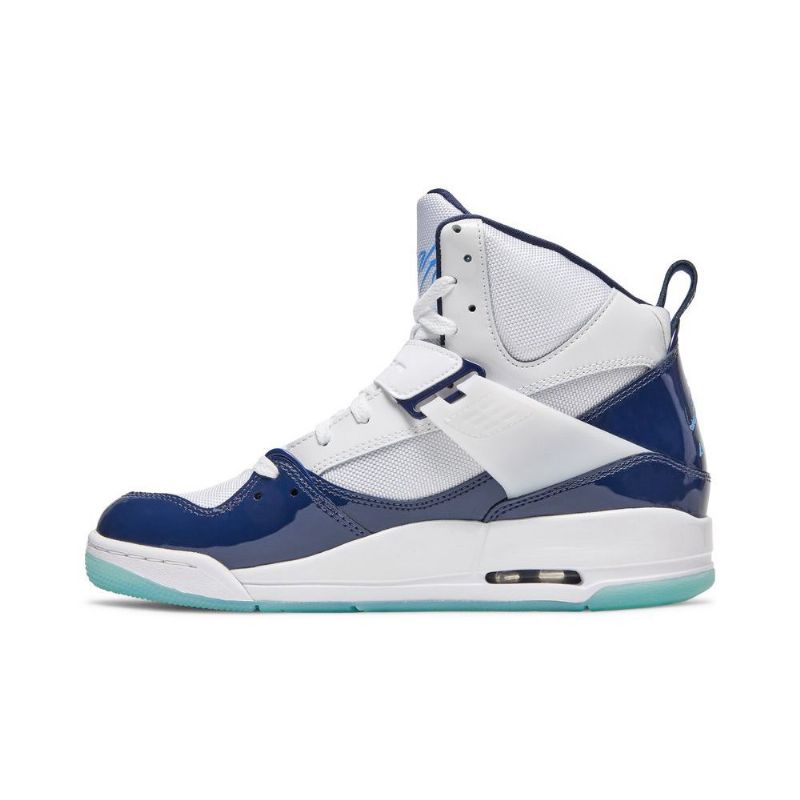 Pánské Boty Air Jordan Flight 45 High Bílý Tmavě Modrá Modrý