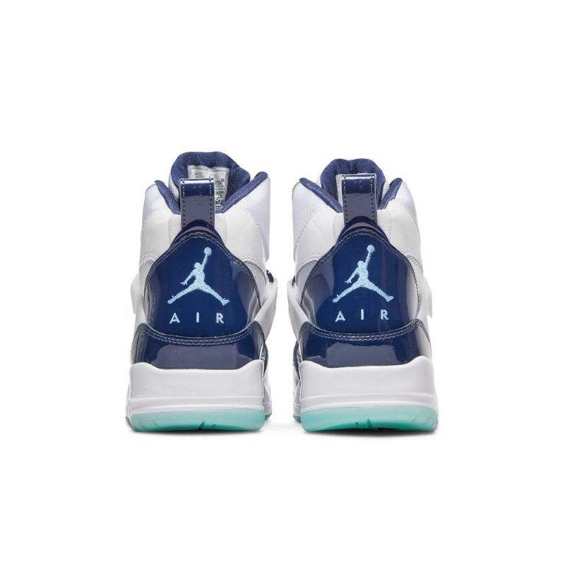 Pánské Boty Air Jordan Flight 45 High Bílý Tmavě Modrá Modrý