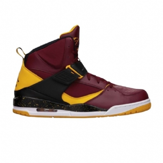 Pánské Boty Air Jordan Flight 45 High Bordeaux Černá Zlatý