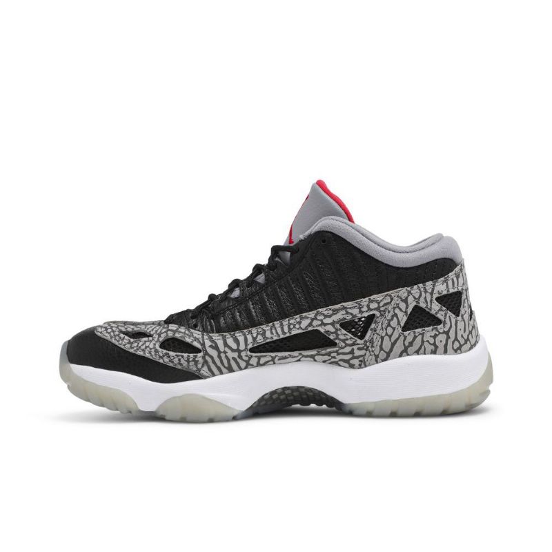 Air Jordan 11 Retro Low Tj. Černá Šedá Červená Bílá Pánské Boty