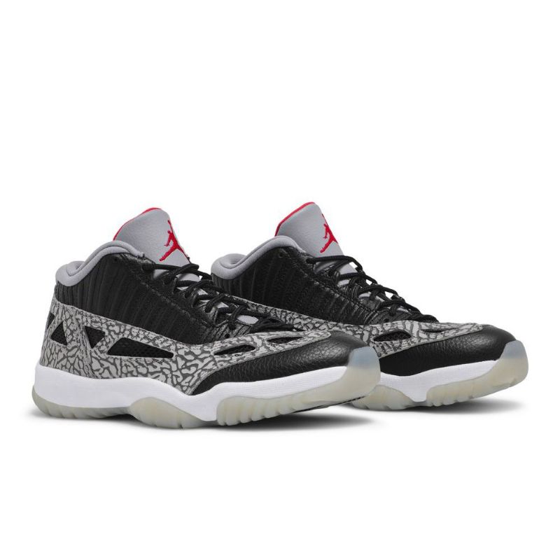 Air Jordan 11 Retro Low Tj. Černá Šedá Červená Bílá Pánské Boty