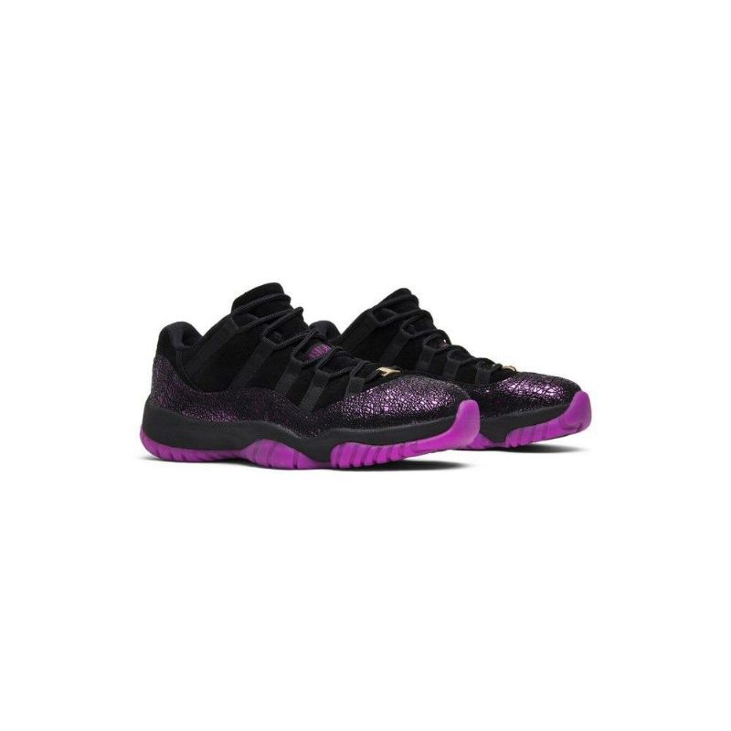 Dámské Boty Air Jordan 11 Low Černá Nachový