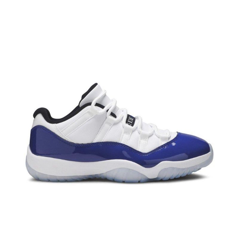 Dámské Boty Air Jordan 11 Retro Low Bílý Modrý Černá