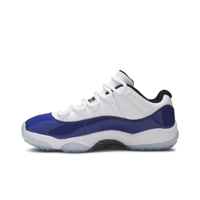 Dámské Boty Air Jordan 11 Retro Low Bílý Modrý Černá