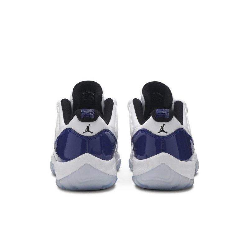 Dámské Boty Air Jordan 11 Retro Low Bílý Modrý Černá