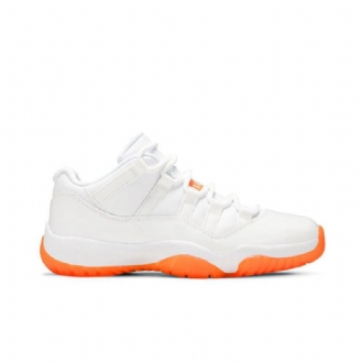 Dámské Boty Air Jordan 11 Retro Low Bílý Oranžový