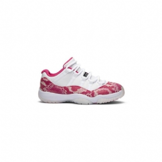 Dámské Boty Air Jordan 11 Retro Low Bílý Růžová
