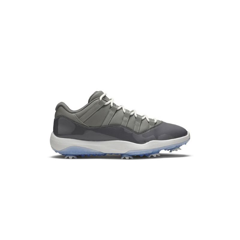 Pánské Boty Air Jordan 11 Low Golf Šedá Bílý