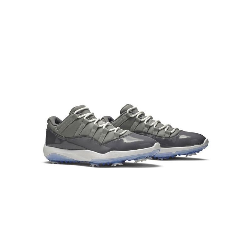 Pánské Boty Air Jordan 11 Low Golf Šedá Bílý
