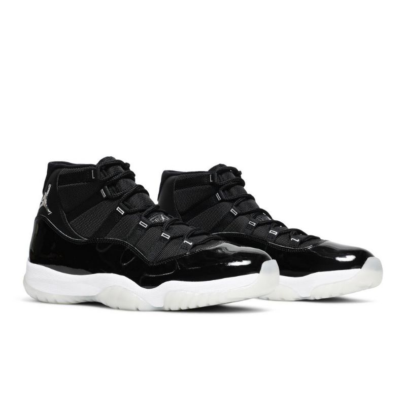 Pánské Boty Air Jordan 11 Retro Černá Bílý Stříbrný