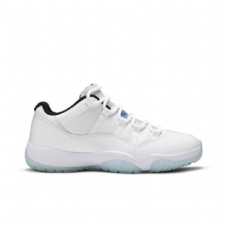 Pánské Boty Air Jordan 11 Retro Low Bílý Černá Modrý