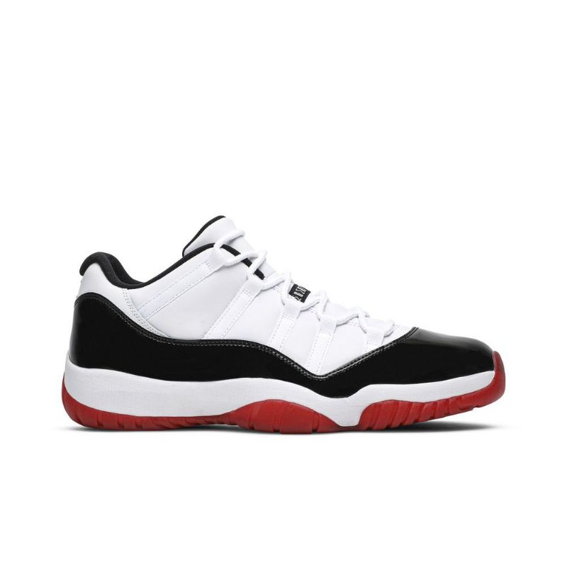 Pánské Boty Air Jordan 11 Retro Low Bílý Červené Černá