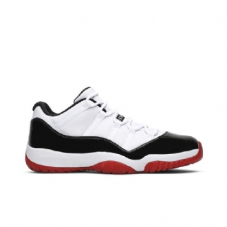Pánské Boty Air Jordan 11 Retro Low Bílý Červené Černá