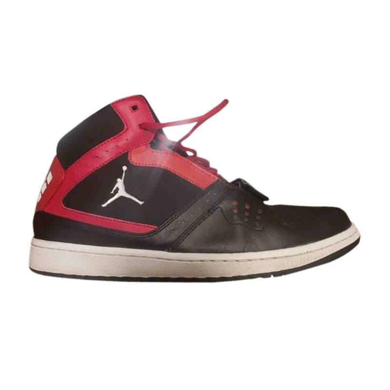 Air Jordan 1 Flight Strap Černá Červené Bílý Pánské Boty