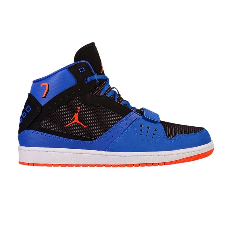 Air Jordan 1 Flight Strap Černá Modrá Oranžová Bílá Pánské Boty