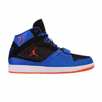 Air Jordan 1 Flight Strap Černá Modrá Oranžová Bílá Pánské Boty