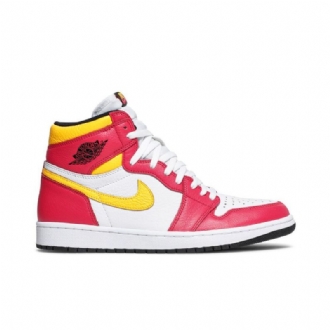 Air Jordan 1 Retro High A Červené Bílý Žlutá Černá Pánské Boty