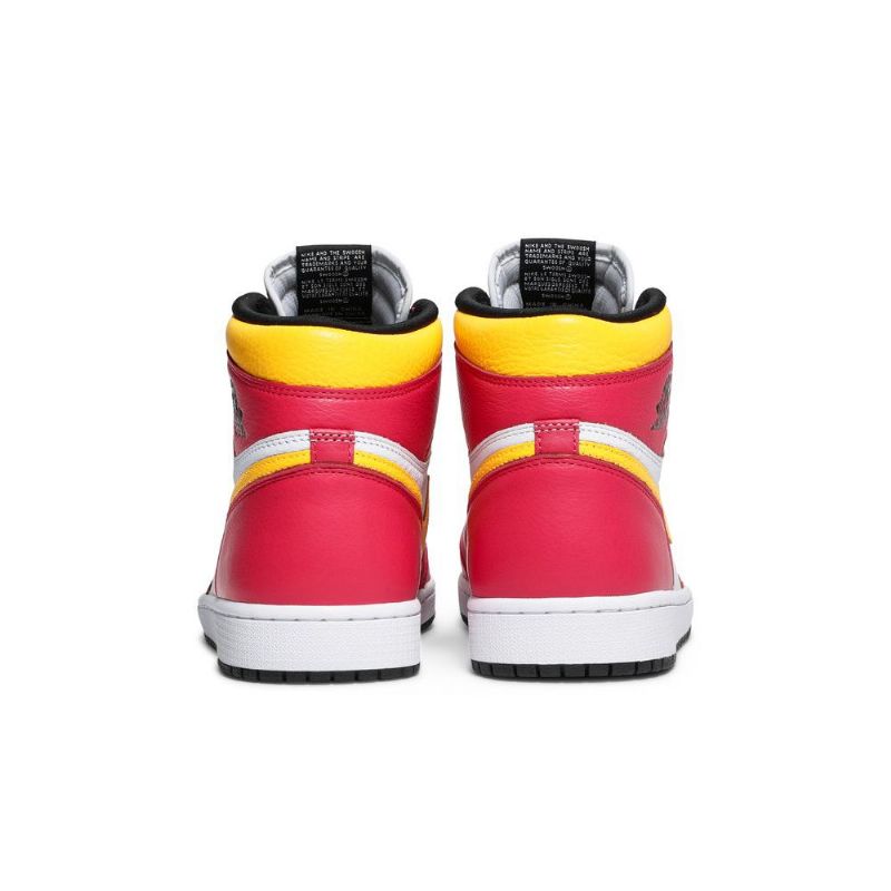 Air Jordan 1 Retro High A Červené Bílý Žlutá Černá Pánské Boty