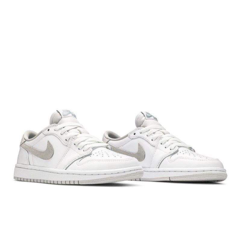 Air Jordan 1 Retro Nízké A Bílé Šedé Dámské Boty