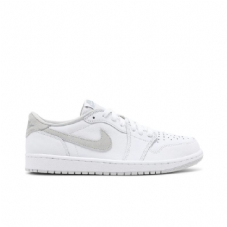 Air Jordan 1 Retro Nízké A Bílé Šedé Pánské Boty