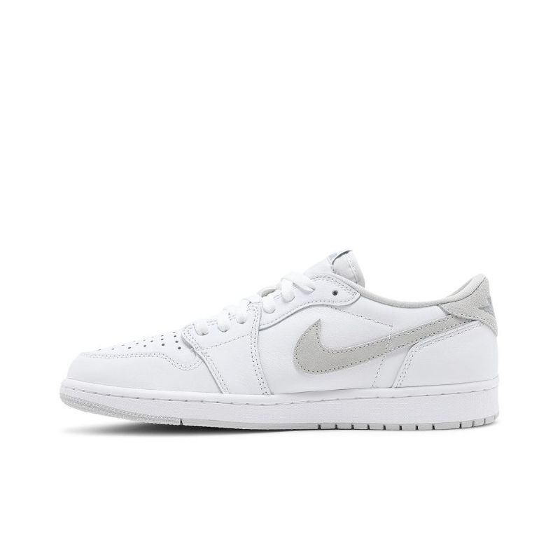 Air Jordan 1 Retro Nízké A Bílé Šedé Pánské Boty