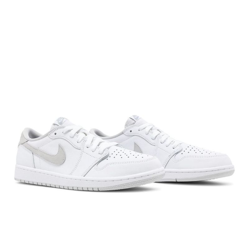 Air Jordan 1 Retro Nízké A Bílé Šedé Pánské Boty